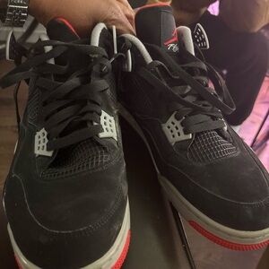 Jordan Black and Red Men's Sneakers